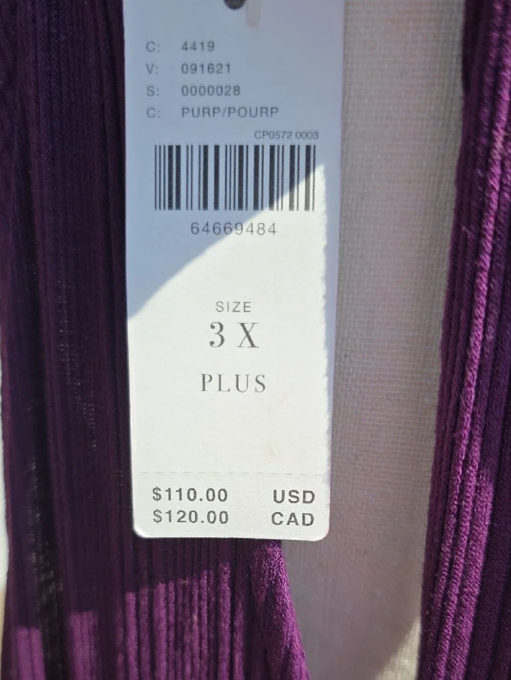 Anthropologie Plum Ruffle-Trim V-Neck Maxi Dress - Picture 4 of 7